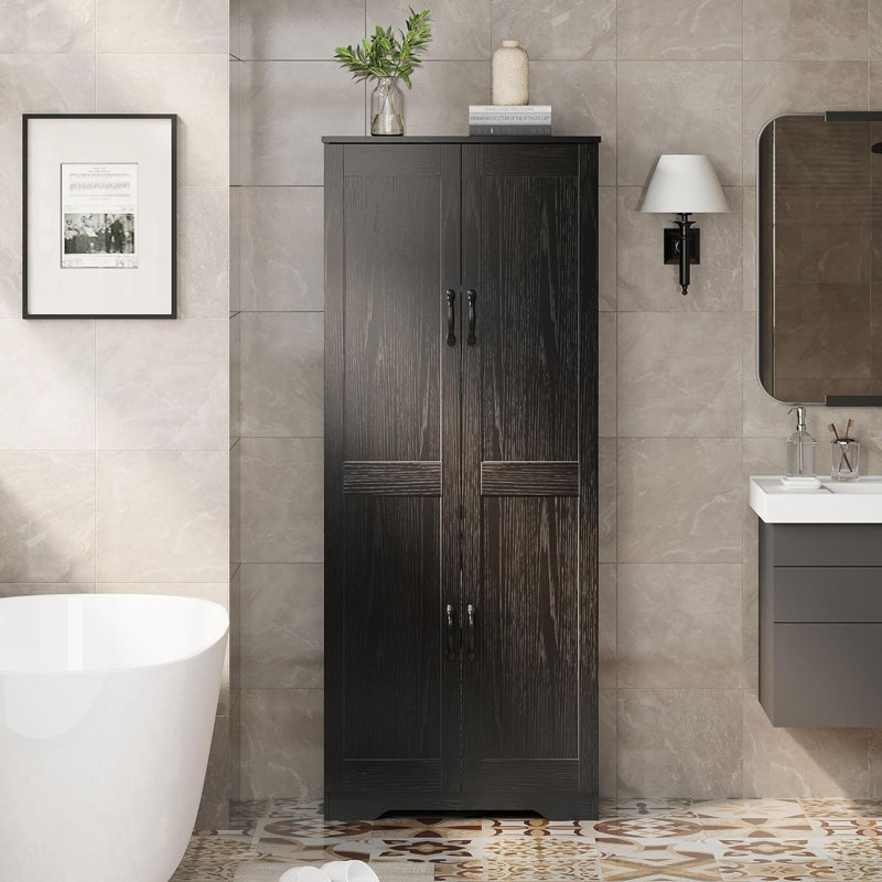 152.4cm Kitchen Pantry, Black