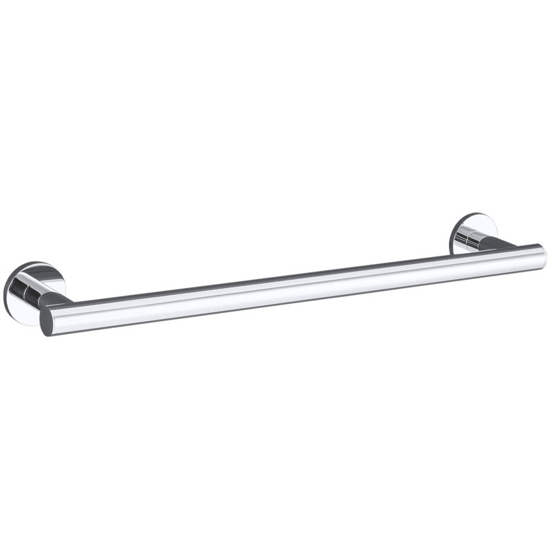 Stillness® 25.6875" Wall Mounted Towel Bar, Polished Chrome, 18"W