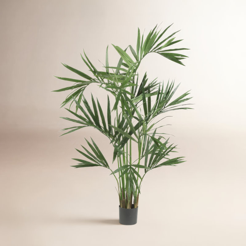 Palmier artificiel en pot, H 72 po x l 42 po x P 42 po / 218 feuilles