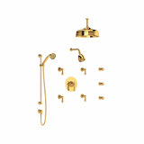 Georgian Era Pressure Balanced Complete Shower System with Rough-in Valve