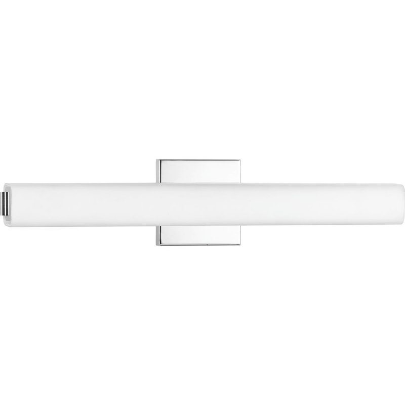 Fitzgerald Dimmable LED Bath Bar, Polished Chrome
