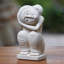 Novica Daydreamer Sandstone Sculpture