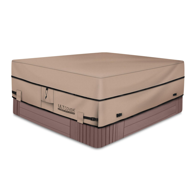 Water Resistant Hot Tub Cover, 20" H x 85" W x 85" D