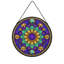 Sun Mandala Boho Plaque Vitrail Panneaux Suncatcher-1225756979
