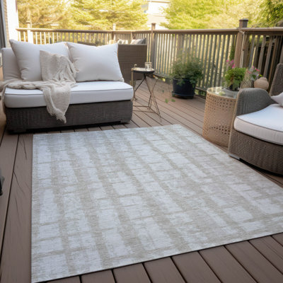 Tapis intérieur / extérieur mâle avec envers antidérapant