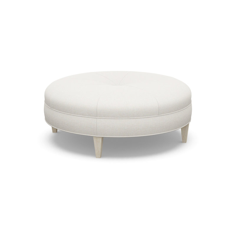 Round Ottoman, 5246-80, Sandstone