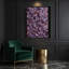 «Abstract Florals 59», art mural sur toile mauve-1512752931