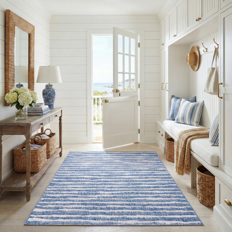 Tapis d'intérieur / extérieur Mckinney Performance, Rectangle 5 pi 5 po x 7 pi 7 po