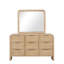 Commode 9 tiroirs avec miroir Evaines