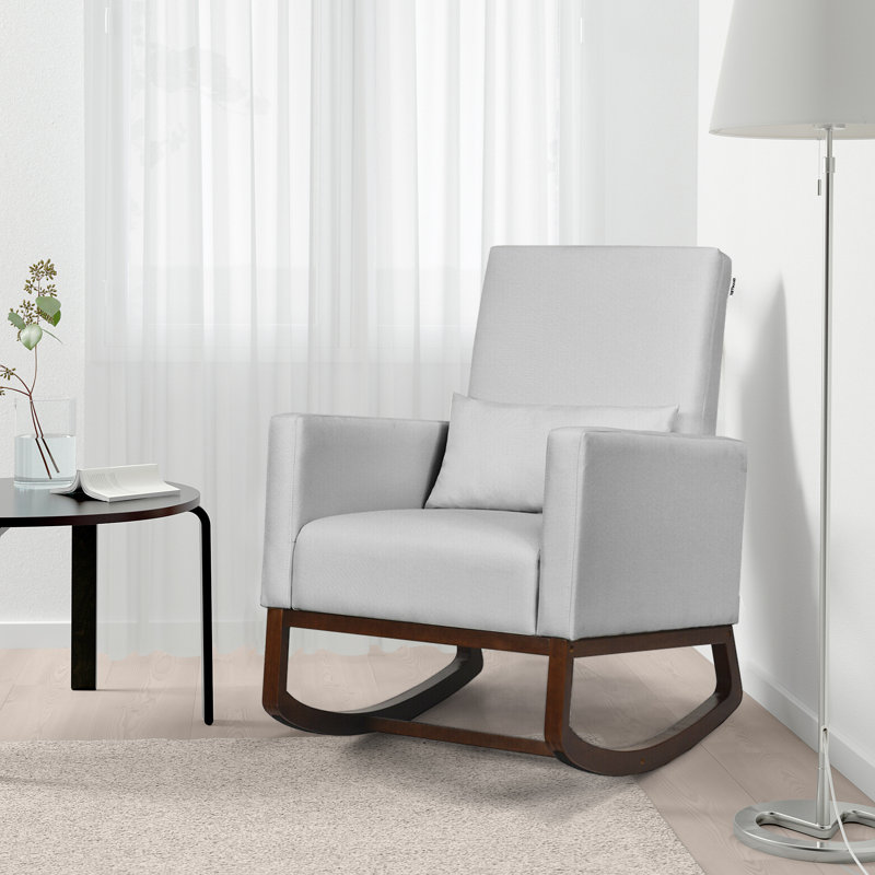 Chaise berçante Hayward, Gris clair