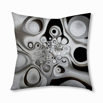 Abstract Reversible Throw Pillow