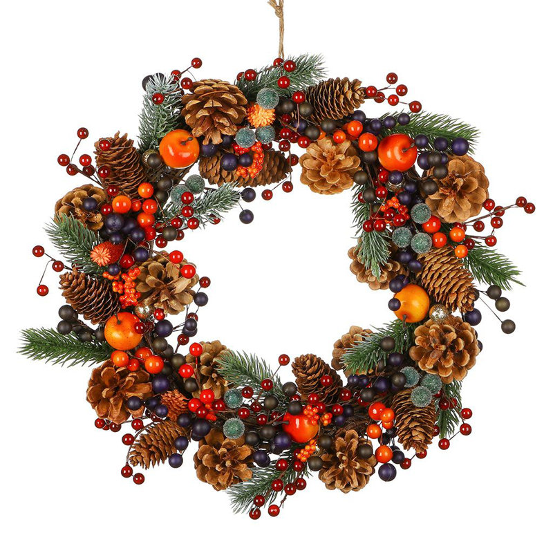Dried Pinecones 40cm Wreath