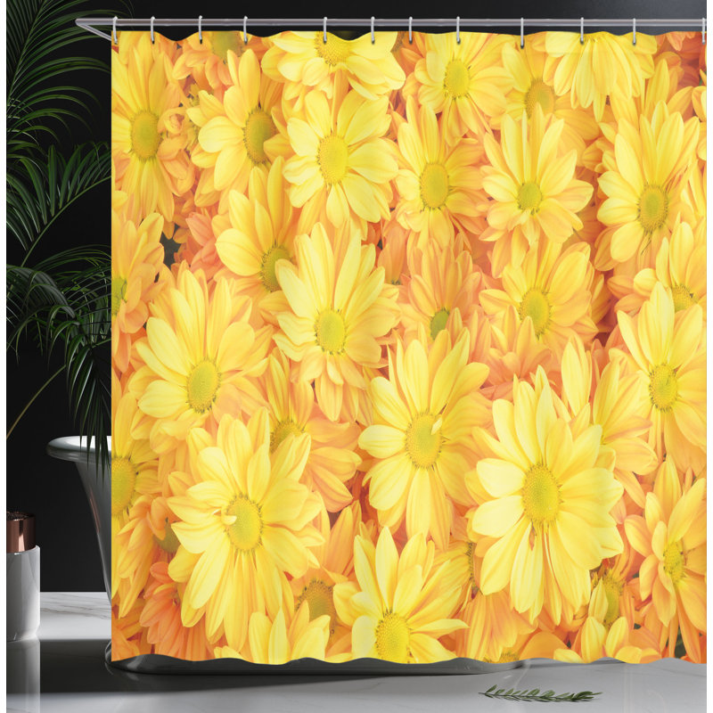Shower Curtain with Hooks Included, 75"H x 69"W