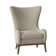 Casper 33" Wide Polyester Wingback Chair