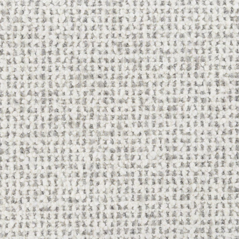Canapé modulaire avec 6 coussins, L 120 po, Beige bouclé