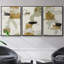 Garden Gems X, ensemble de 3 pièces encadrées sur toile-97791892-97791890