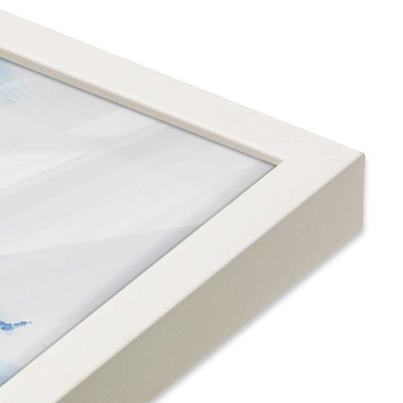 «Azul Profundo I» par June Erica Vess, reproduction d'art, Impression sur cadre ouvert sans papier mat, H 12 po x l 12 po