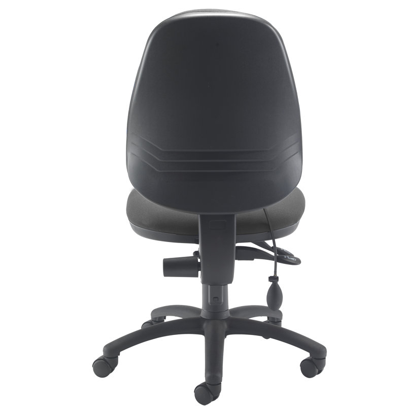 Polyester Blend Office Chair, Charcoal