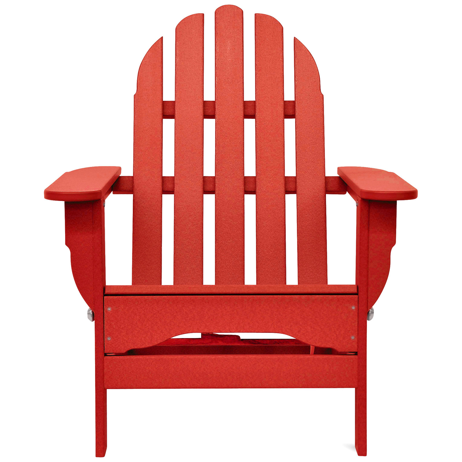 Leighton Foldable Adirondack Chair, Bright Red