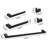 5 Bathroom Hardware, 304 Material, Matte Black Finish, Rust- & , Easy Installation For Bathroom, Kitchen, Living Area Fixture Kit, Black, Rust-, To Tarnish, Modern Room Appliances-799332502