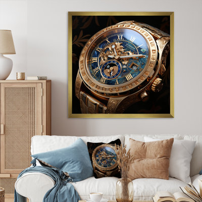 " Luxury Watch Golden Precision "