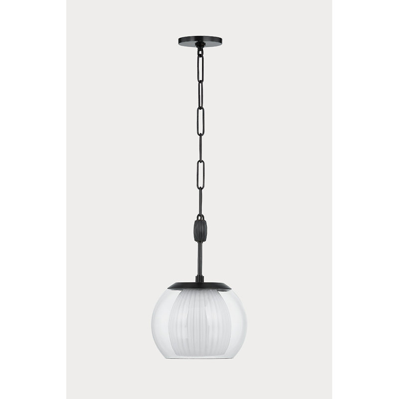 CLEMENTON PENDANT, Bronze, 16.75" H x 11" W x 11" D