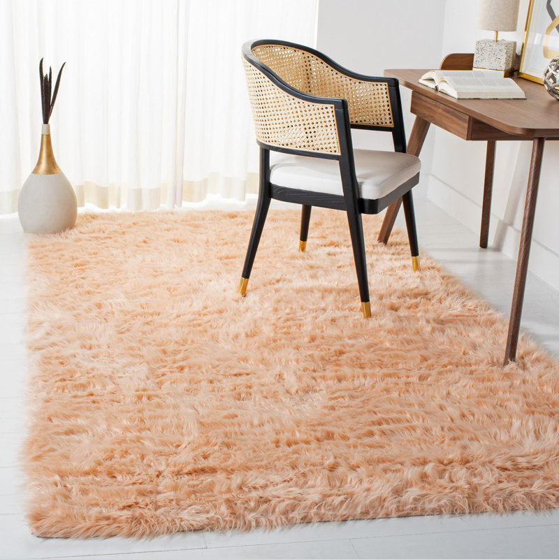 Mckenzie Dark Beige Area Rug, Rectangle 5' x 7'