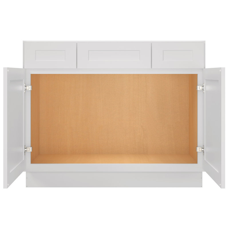 Armoire de base pour évier Homeibro, portes à fermeture douce, pour la salle de lavage, la salle de douche, la buanderie