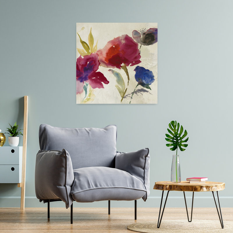 Inflorescence II, art contemporain abstrait, H 24 po x l 24 po