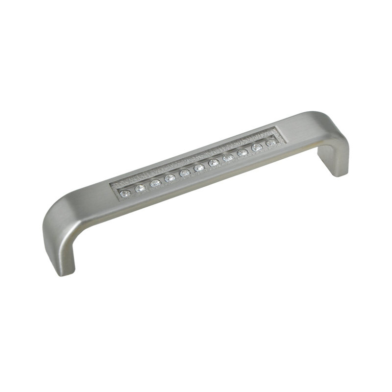 Poignée barre 3 13/16 po Gleam II, Nickel brossé