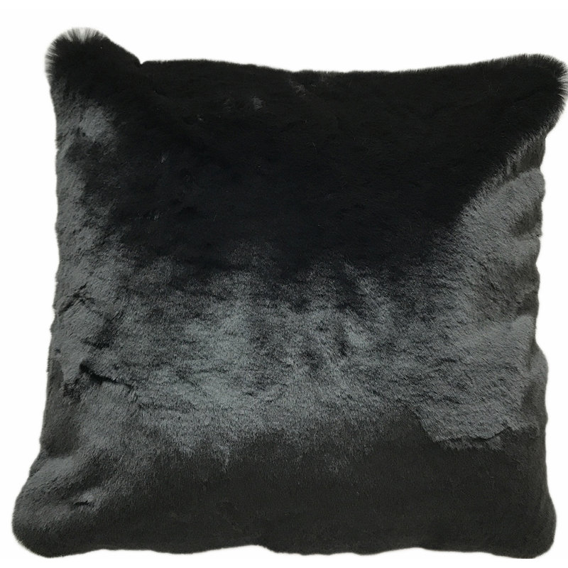 Coussin décoratif Faux Throw Pillow Collection, Gris