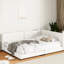 Grand lit tapissier beige avec - Conception élégante et construction robuste qui soutient le port-1550659828