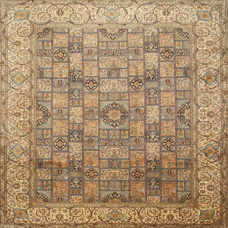 Oriental Indoor Rug, Round 5'