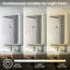 Azamat 30"H Recessed or Surface Mount Frameless LED Medicine Cabinet With  Adjustable Shelves-505742997-505742999