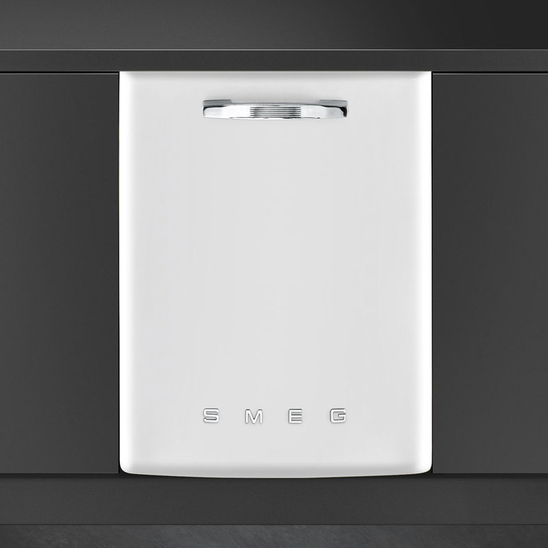 24" Smeg Retro Dishwasher, White
