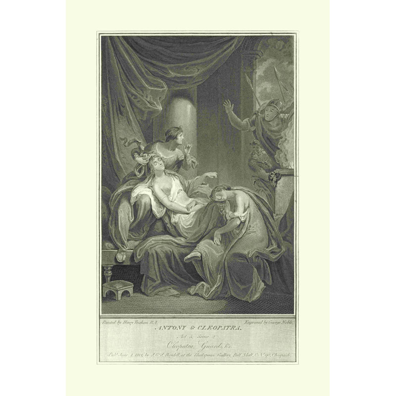 Antony & Cleopatra, H 18 po x l 12 po