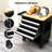 4-Drawer Rolling Tool Chest With Lock, Tool Box Storage Cabinet Organizer With Wheels and Wooden Top-1768556981