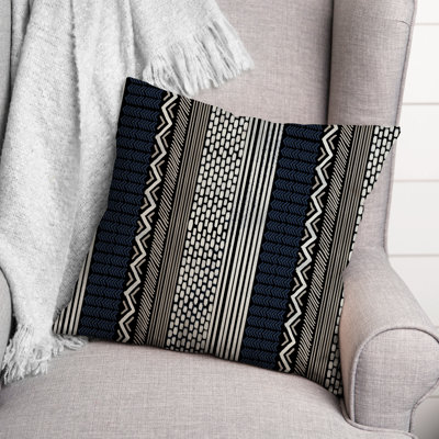 Boho Pattern Indoor/Outdoor Throw Pillow