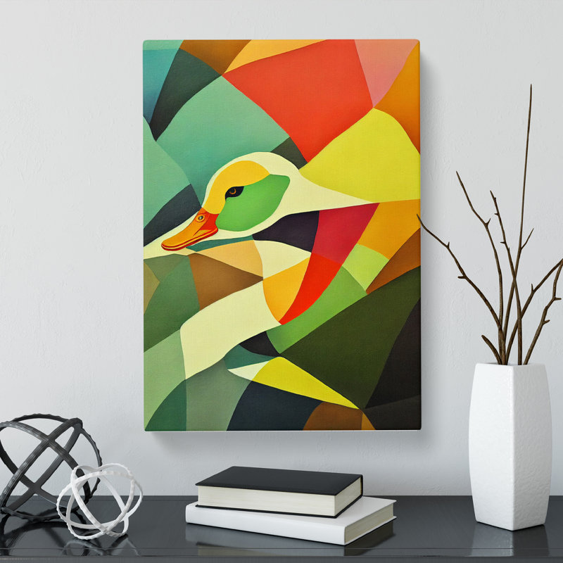 Kathrina Duck Colour - Wrapped Canvas, 76cm H x 50cm W x 3cm D