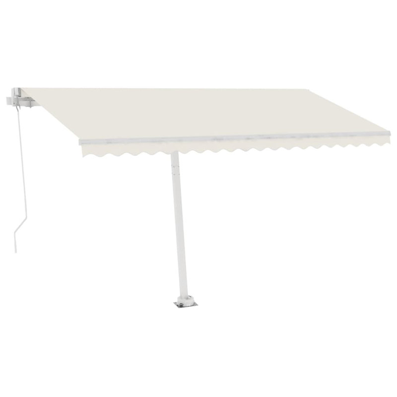 Auvent en métal pour auvent VidaXL, H 96,5 po x l 177,2 po, Blanc