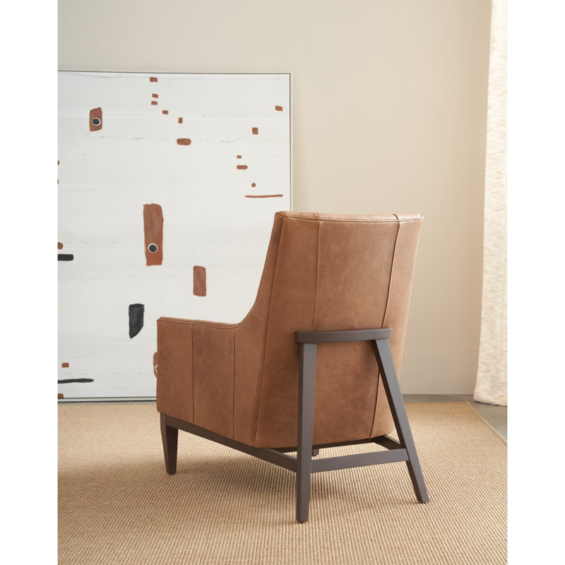 Nugget Leather Thatcher Chair