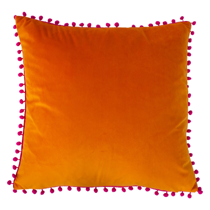 Bracken Square Cushion, Charcoal, 100% Hollowfibre Polyester