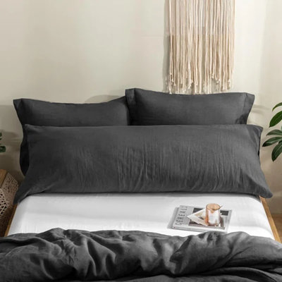 Body Pillow Cover 20" X 54",100% Pure Linen