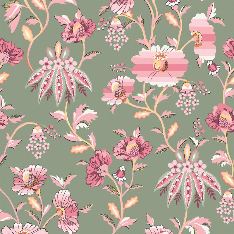 Cath Kidston Friendship Garden Sage, Green