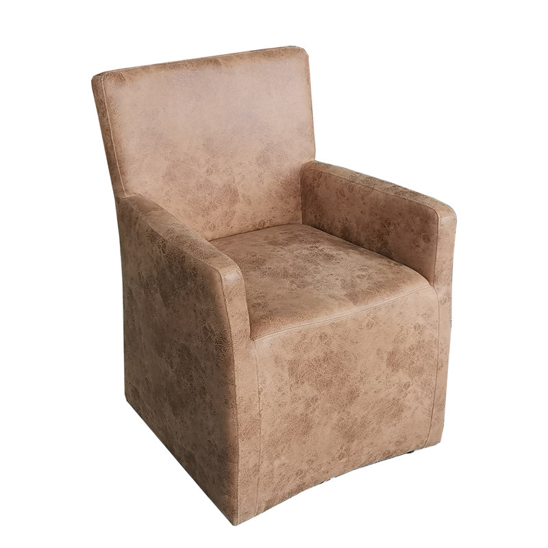 Defalco Leather Arm Chair