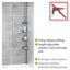 Dolcedo Tension Pole Stainless Steel Shower Caddy