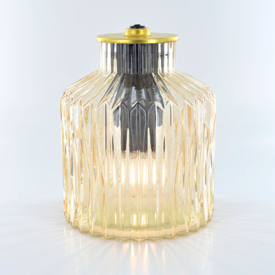 Sandersville Glass Novelty Lamp