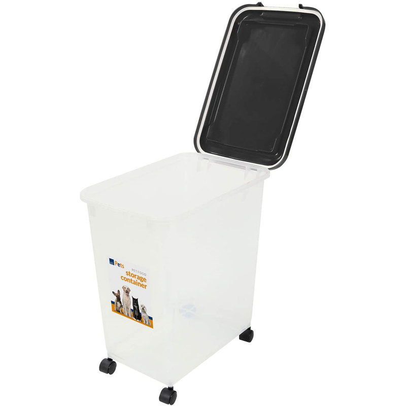 Taylor Food Storage Container, Black/White/Transparent