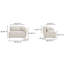 AMELIA RIGHT ARM FACING CHAIR WARM WHITE-1917672119