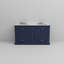 Meuble-lavabo double avec comptoir en marbre de Carrare-537302346